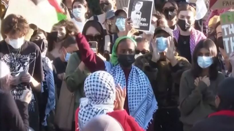 Alerta máxima en Estados Unidos por las protestas propalestinas y la llamada de Hamás a cometer atentados