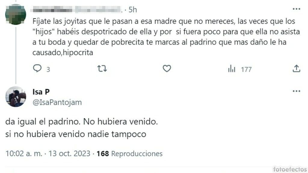 Isa Pantoja defiende su decisión de haber escogido a Jorge Javier como padrino