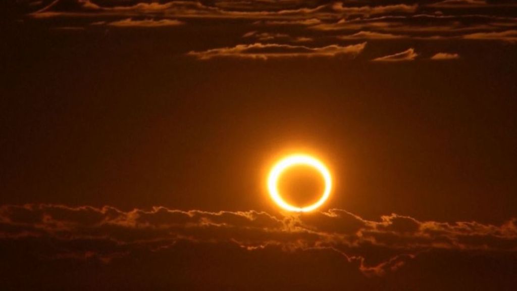 El eclipse de la Luna al Sol durante este sábado dará lugar al 'anillo de fuego'