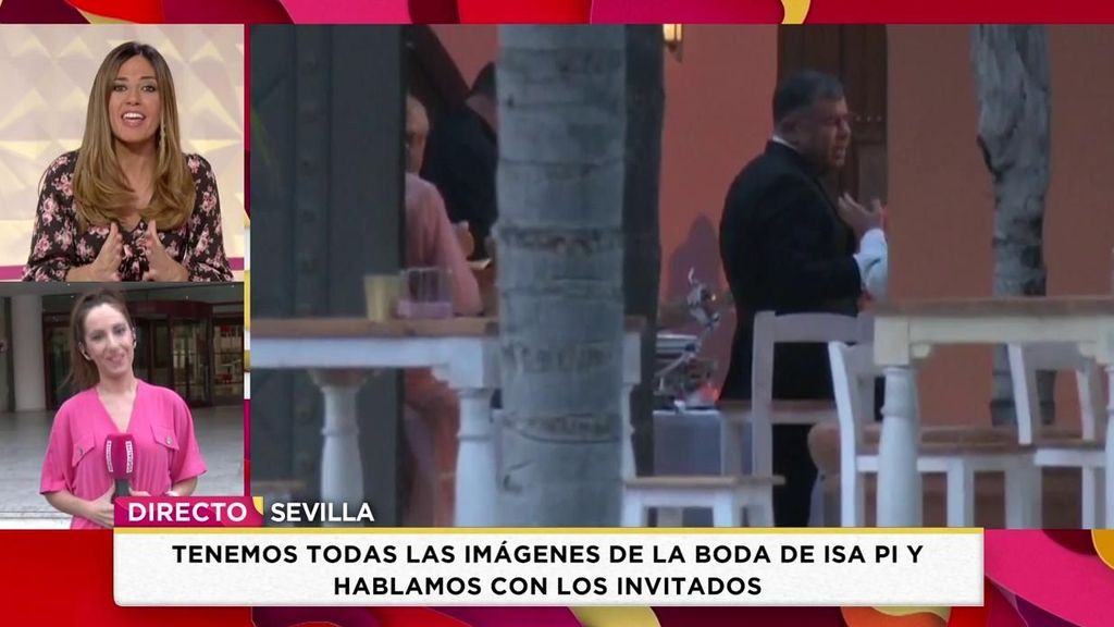 'Socialité' en la boda de Isa Pantoja