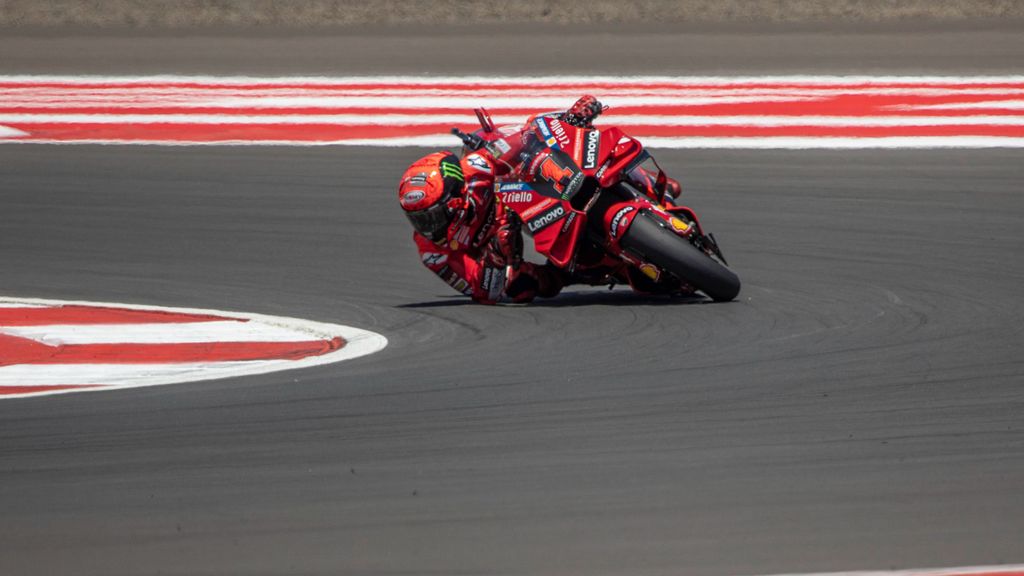 Bagnaia en el Circuito de Indonesia