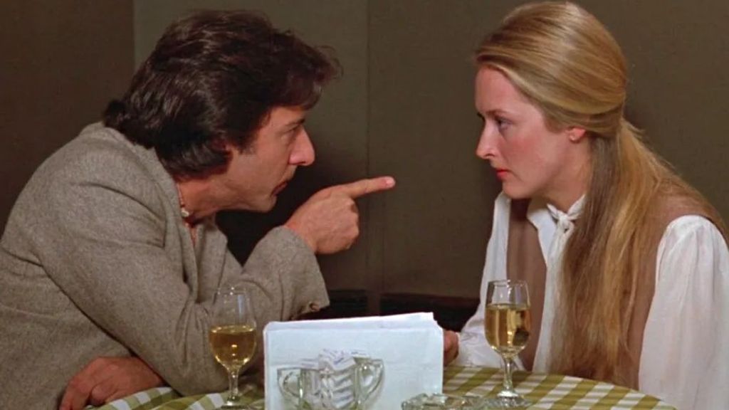 Kramer Vs. Kramer. Hoffman se metió tanto 'en el personaje' que abofeteó a Streep fuera de guión.