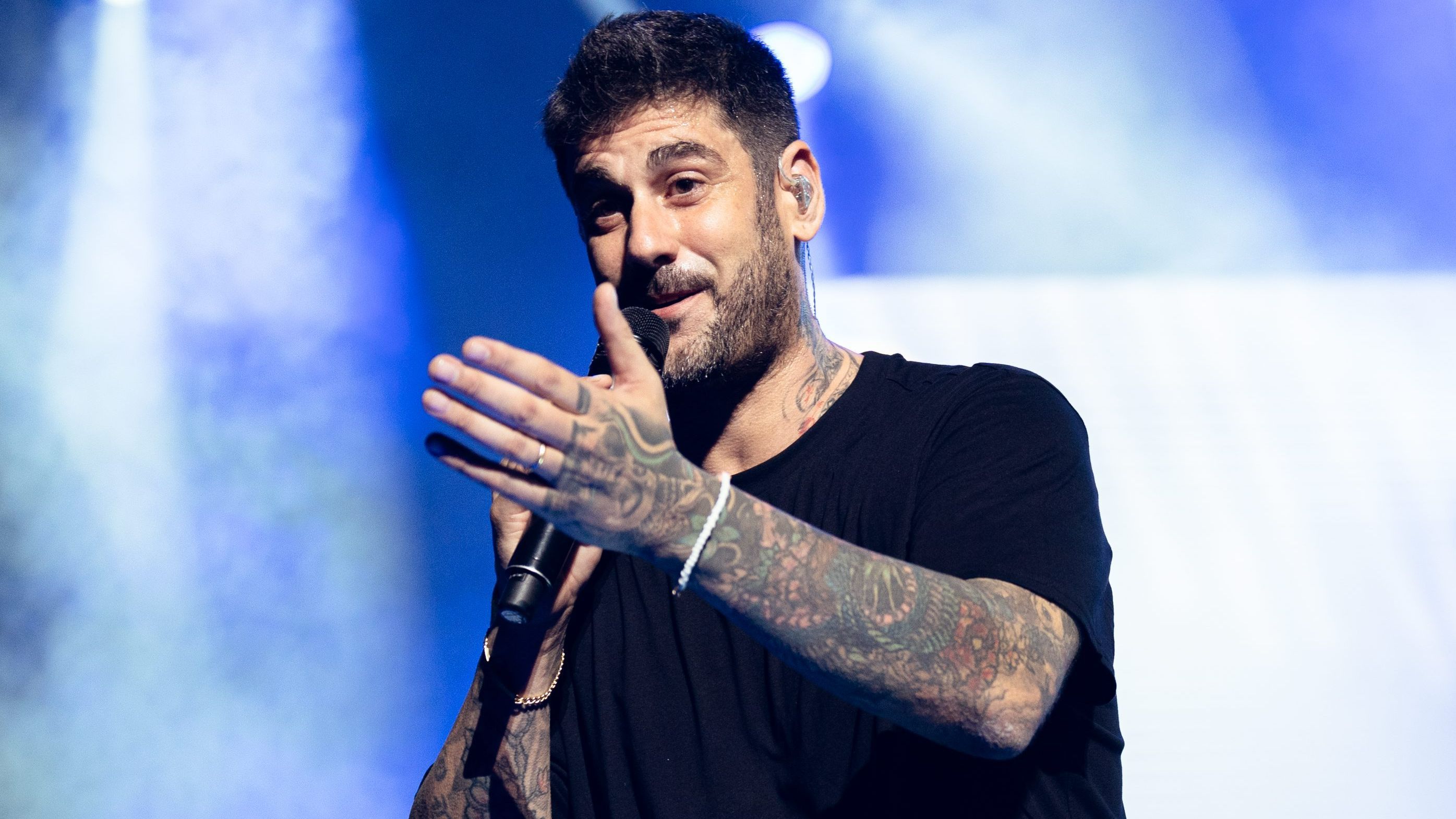 Melendi, en uno de sus conciertos