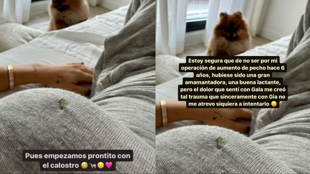 Violeta Mangriñán y sus traumas sobre la lactancia
