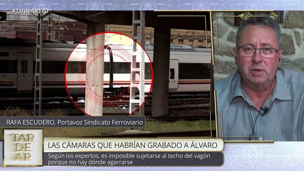 Caso Álvaro Prieto| El portavoz del sindicato ferroviario: "No nos explicamos cómo pudo llegar al techo del tren"
