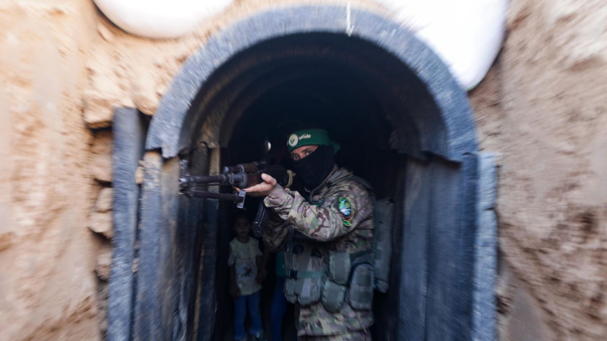 La red de túneles de Hamás, el 'Metro de Gaza', uno de los objetivos de los bombardeos de Israel en la franja