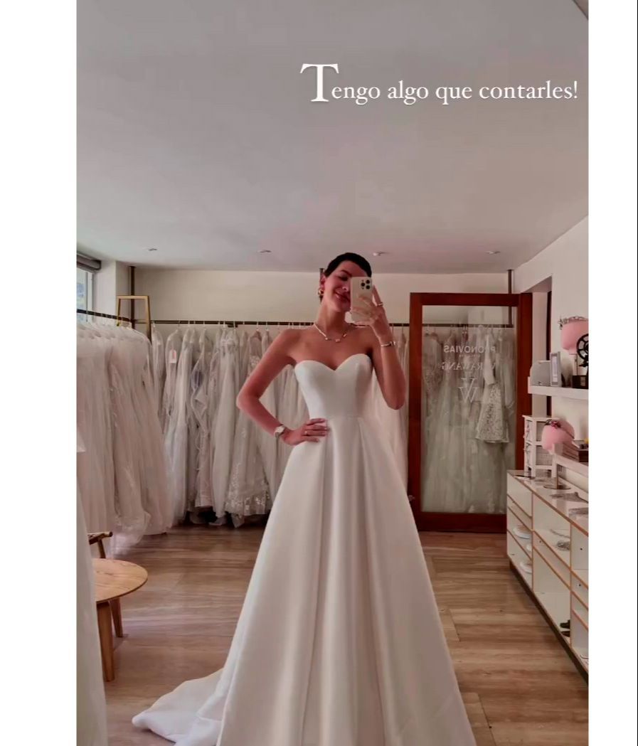 Aylén Milla se ha vestido de novia por una buena causa