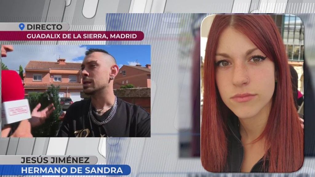 Habla el hermano de Sandra, una joven desaparecida en Guadalix de la Sierra, Madrid