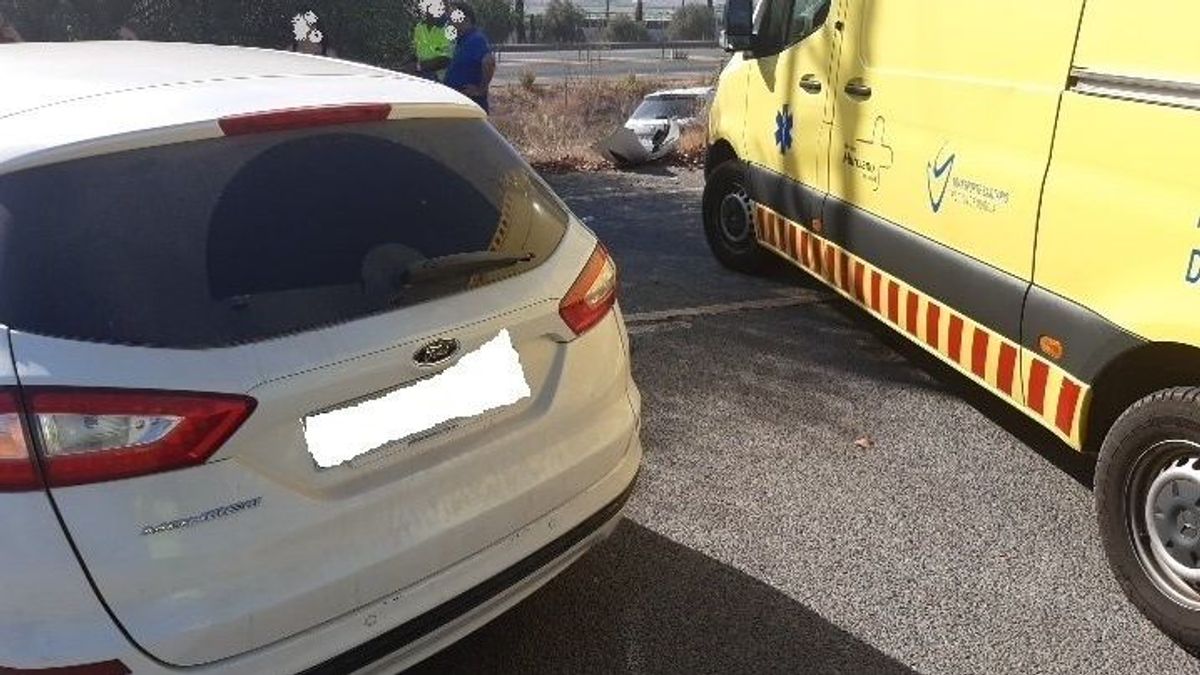 Imagen de archivo de un accidente de tráfico en Murcia