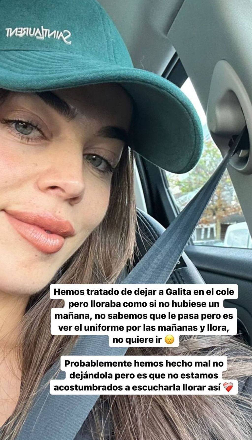 Violeta habla del llanto desgarrado de Gala cuando va al cole