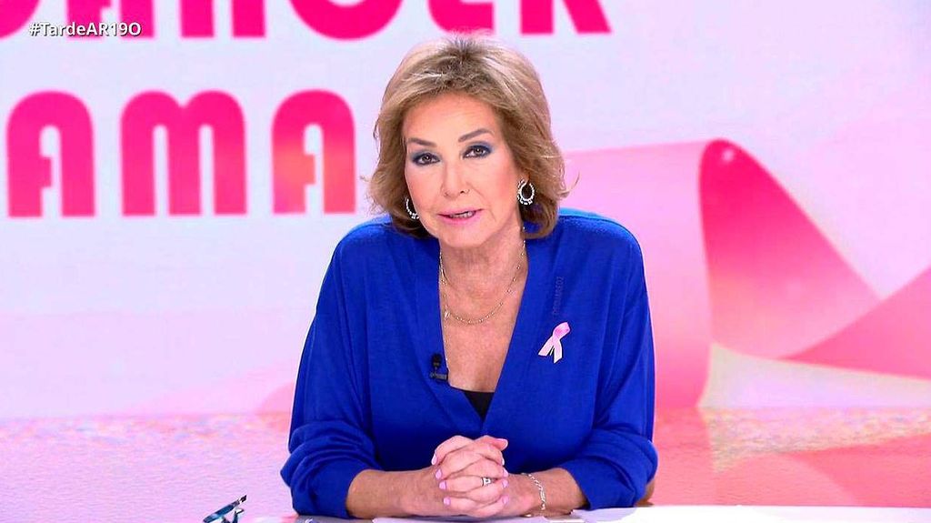 Ana Rosa Quintana, en el día mundial contra el cáncer de mama: “Vencer el miedo a la palabra cáncer es el primer paso para curarse"