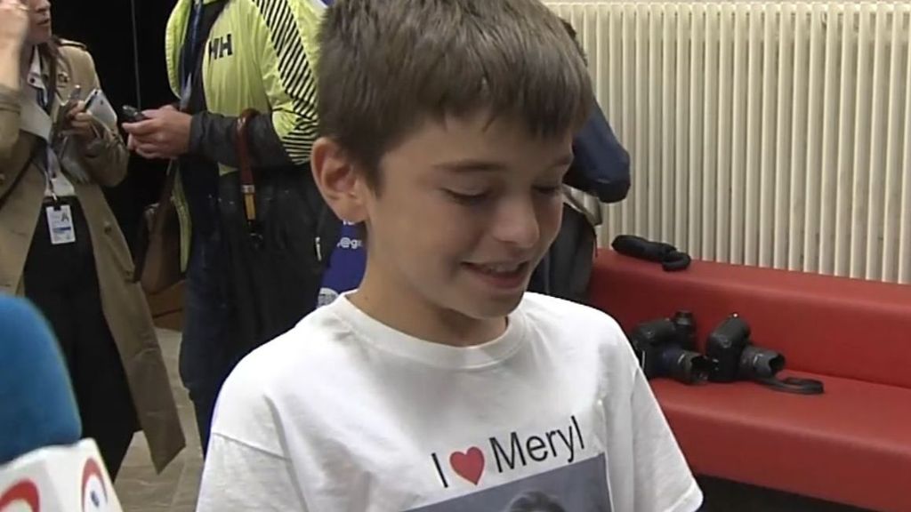 El emotivo momento de este niño después de conocer a su ídolo Meryl Streep
