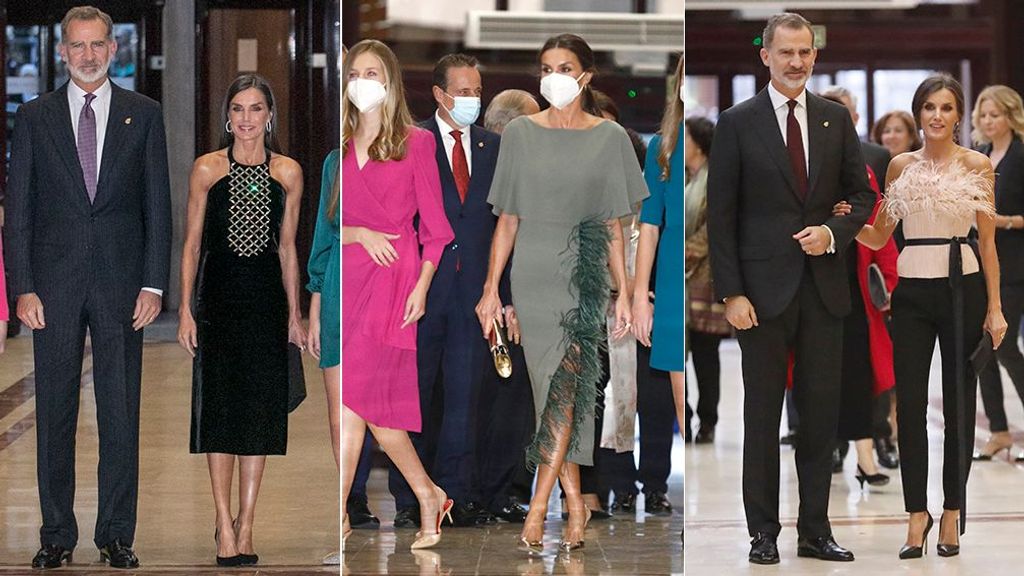 Looks de Letizia en el concierto de los Premios Princesa de Asturias