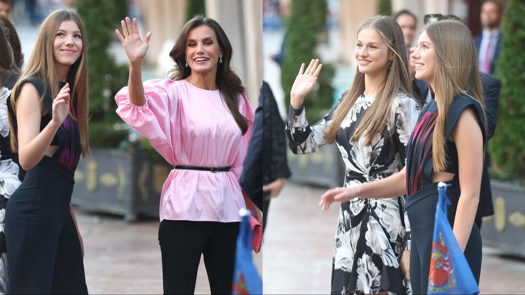 Los looks de la infanta Sofía, la reina Letizia y la princesa Leonor en el Concierto de los Premios Princesa de Asturias 2023