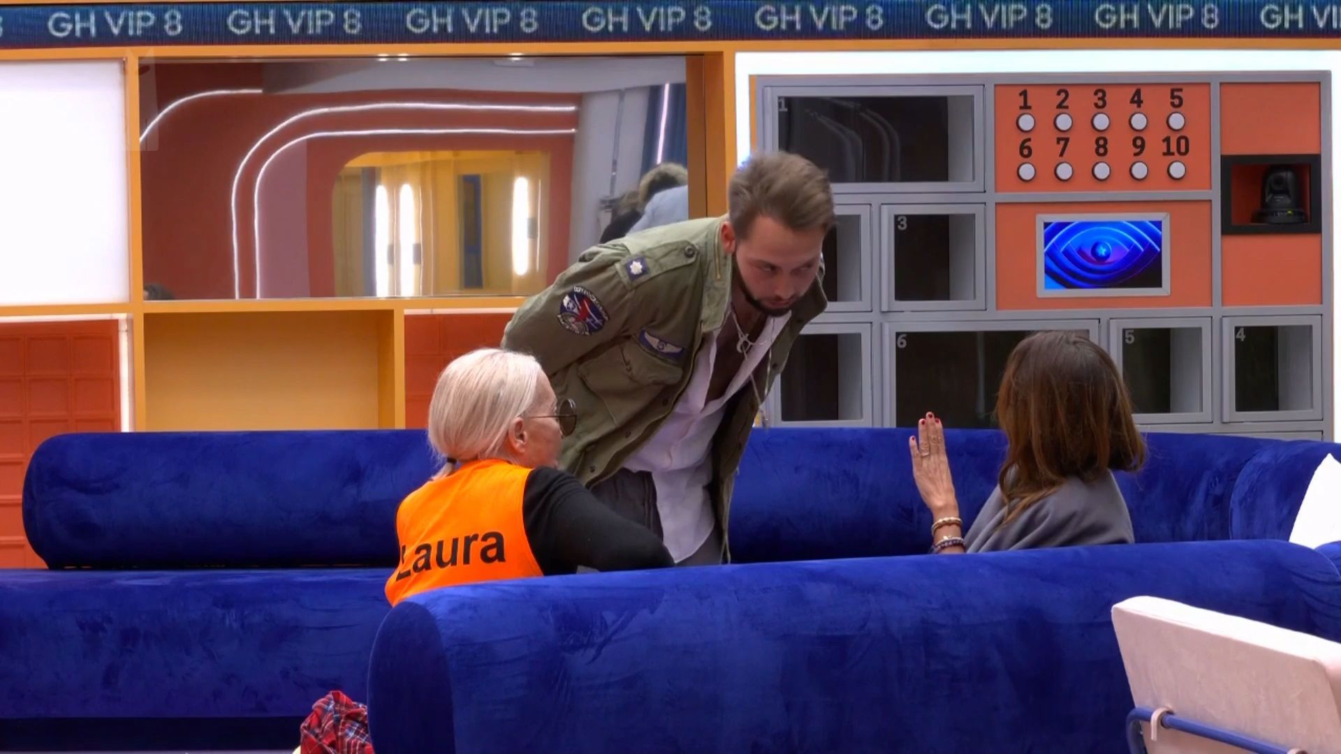 Uno de los gestos agresivos de José Antonio Avilés