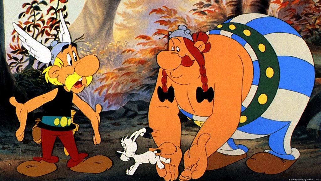 Asterix y Óbelix, heroes improbables de una Galia ocupada.