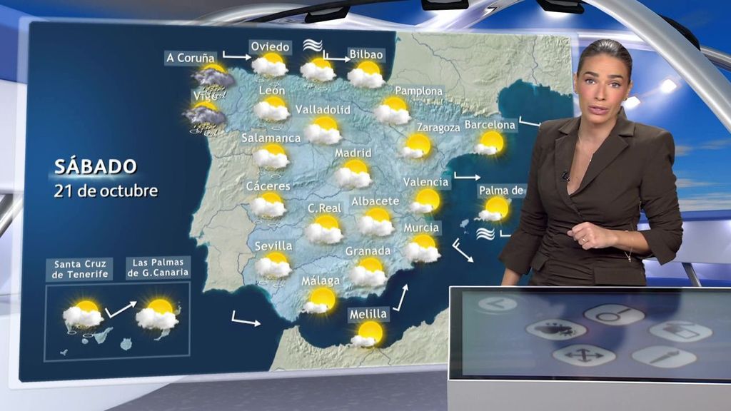 El viento será el protagonista de este sábado tras el paso de la borrasca Aline