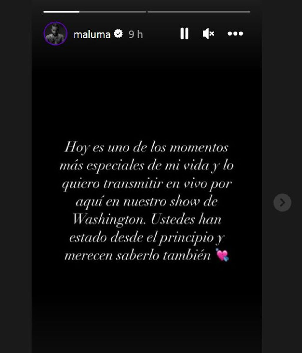 Maluma a sus fans de Washington