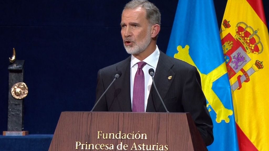 El rey habla de la unidad de España en su discurso en los Premios Princesa de Asturias