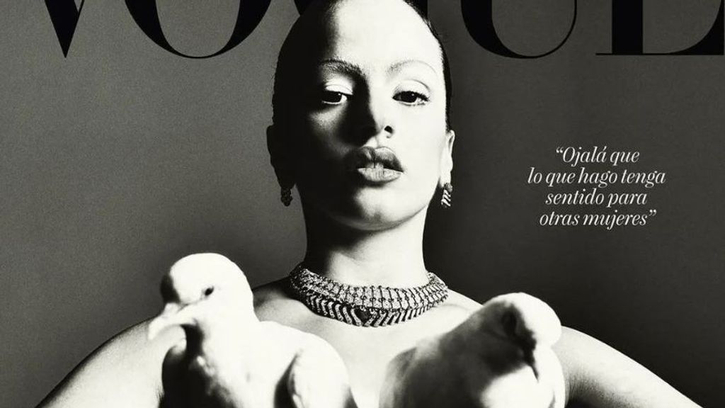 Vogue se ve obligado a aclarar el uso de palomas en su portada con Rosalía