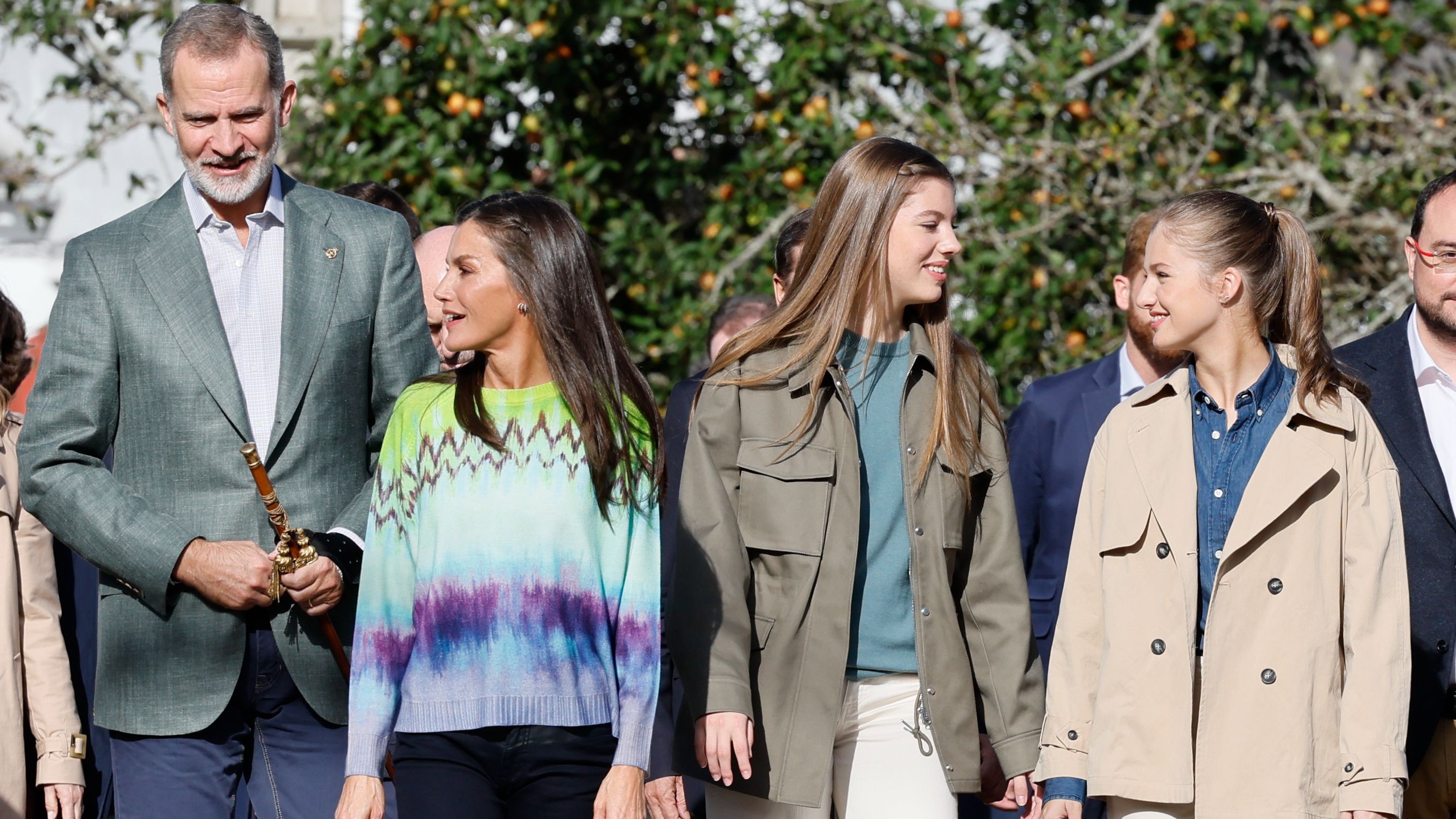 La Familia Real visita Arroes, Pion y Candanal