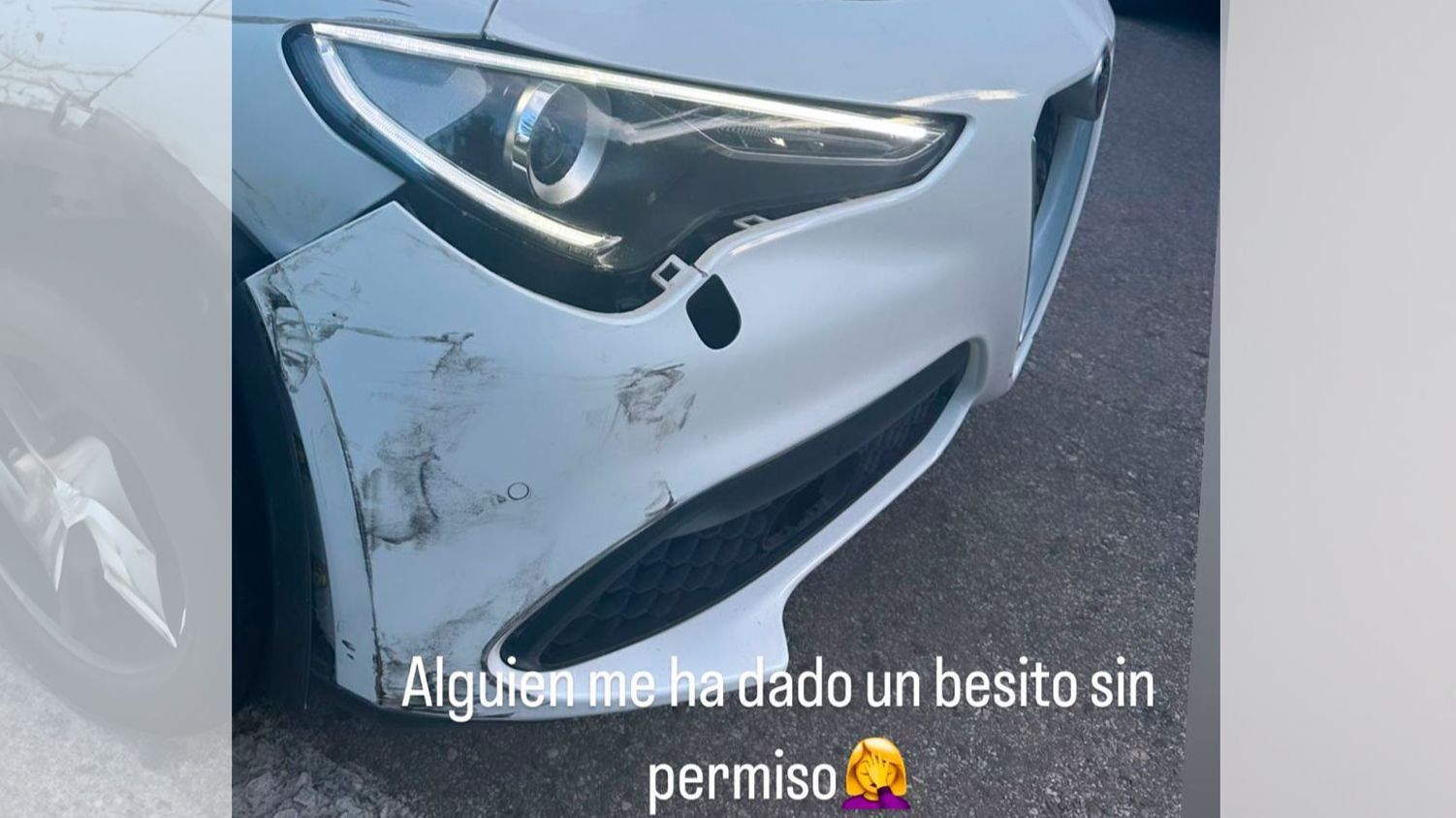 Al coche de Marta se le ha partido el eje delantero