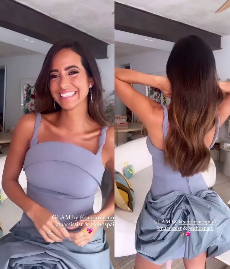 El esperado look de María Fernández-Rubíes también era un diseño de Jorge Redondo