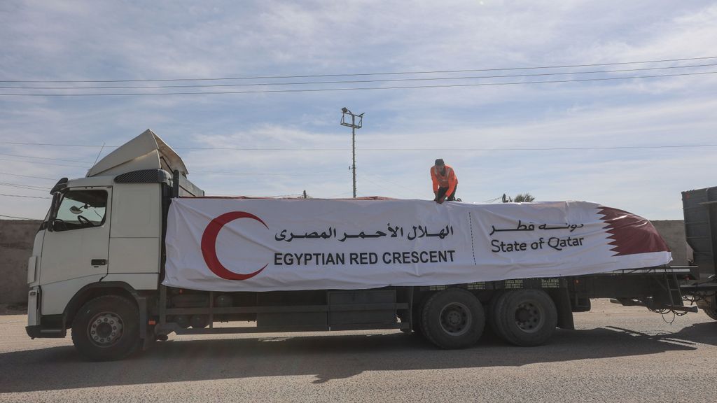 Entra un segundo convoy con ayuda humanitaria para Gaza