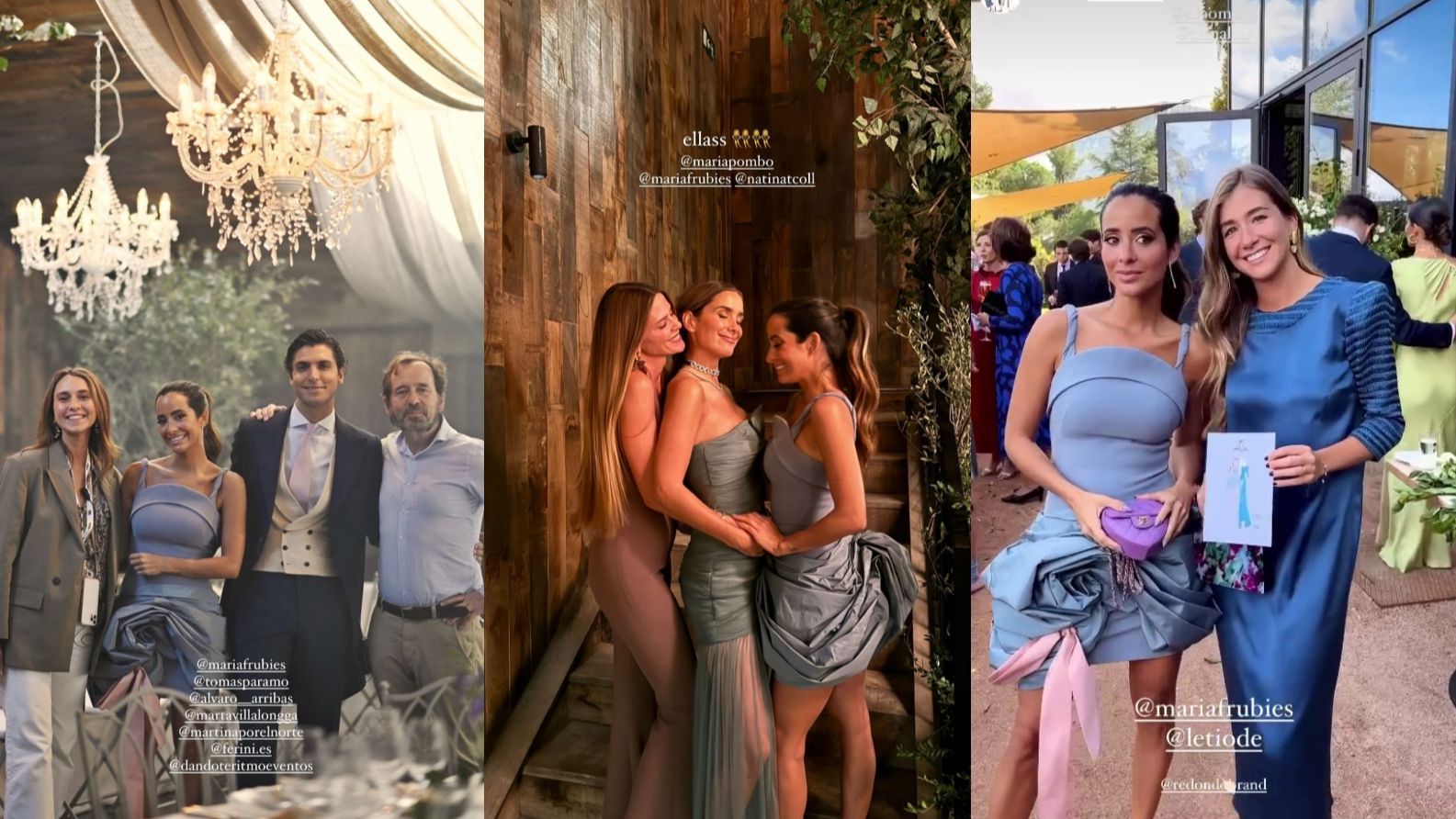 María Fernández-Rubíes, en la boda de Marta Pombo