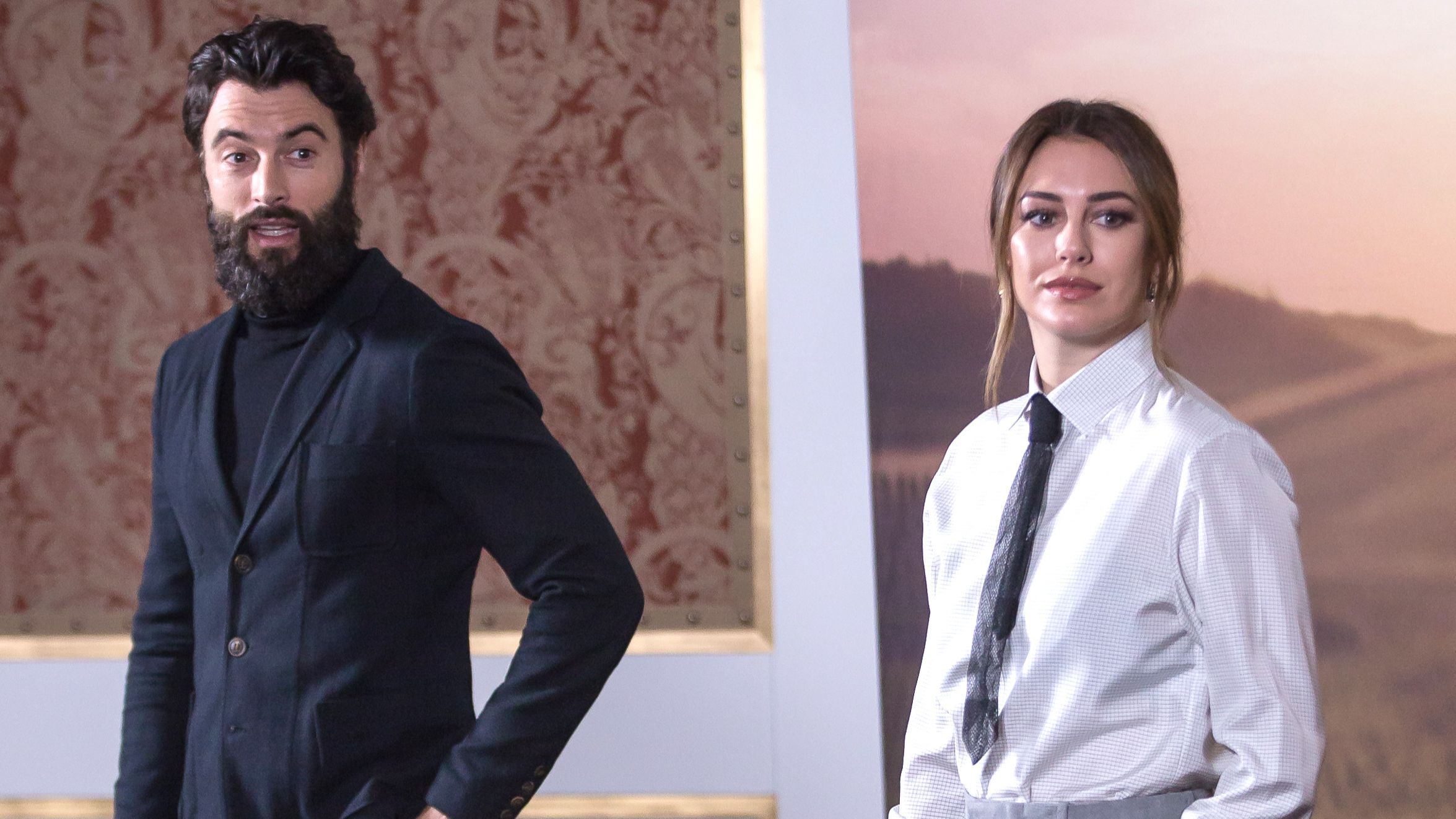 Rey y Suárez, juntos en un photocall a finales de 2020
