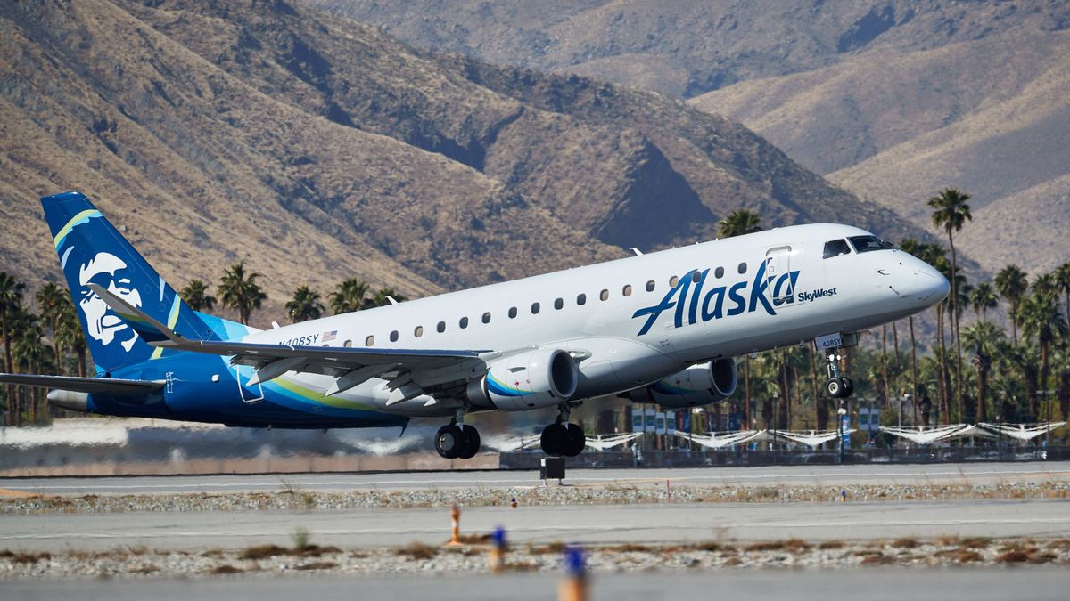 Avión de Alaska Airlines