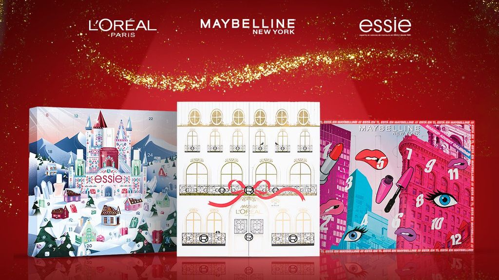 Calendarios L'Oréal, Maybelline y Essie
