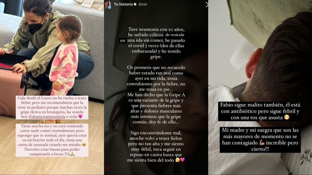 Violeta actualiza su estado de salud y el de su familia