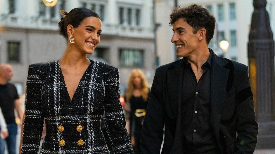 Gemma Pinto y Marc Marquez