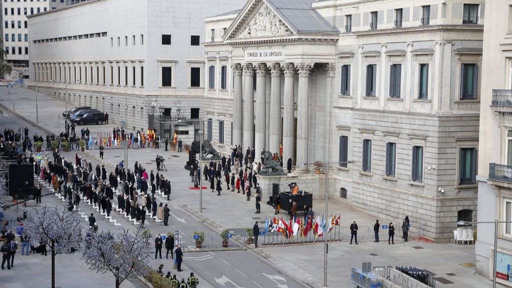 La Carrera de San Jerónimo, el día que se cumplió el 42º aniversario de la Constitución