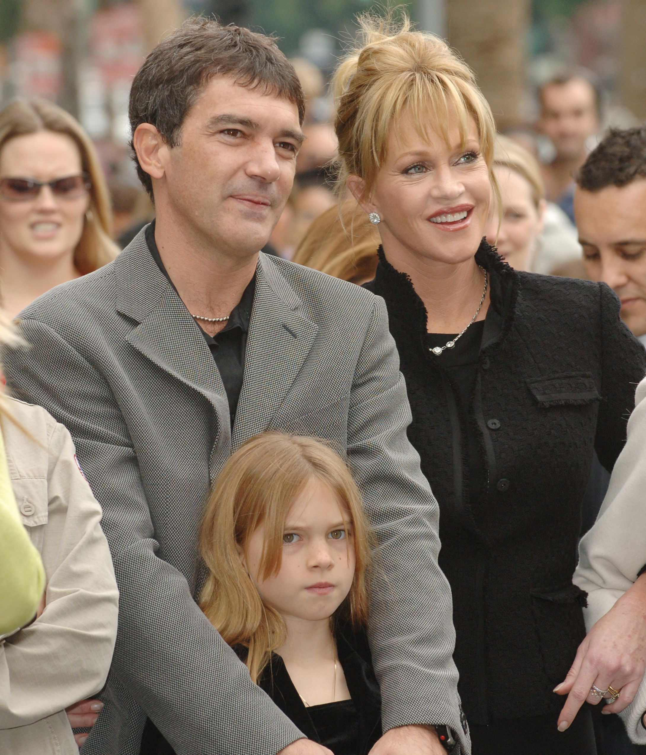 Antonio, Melanie y su hija Stella del Carmen