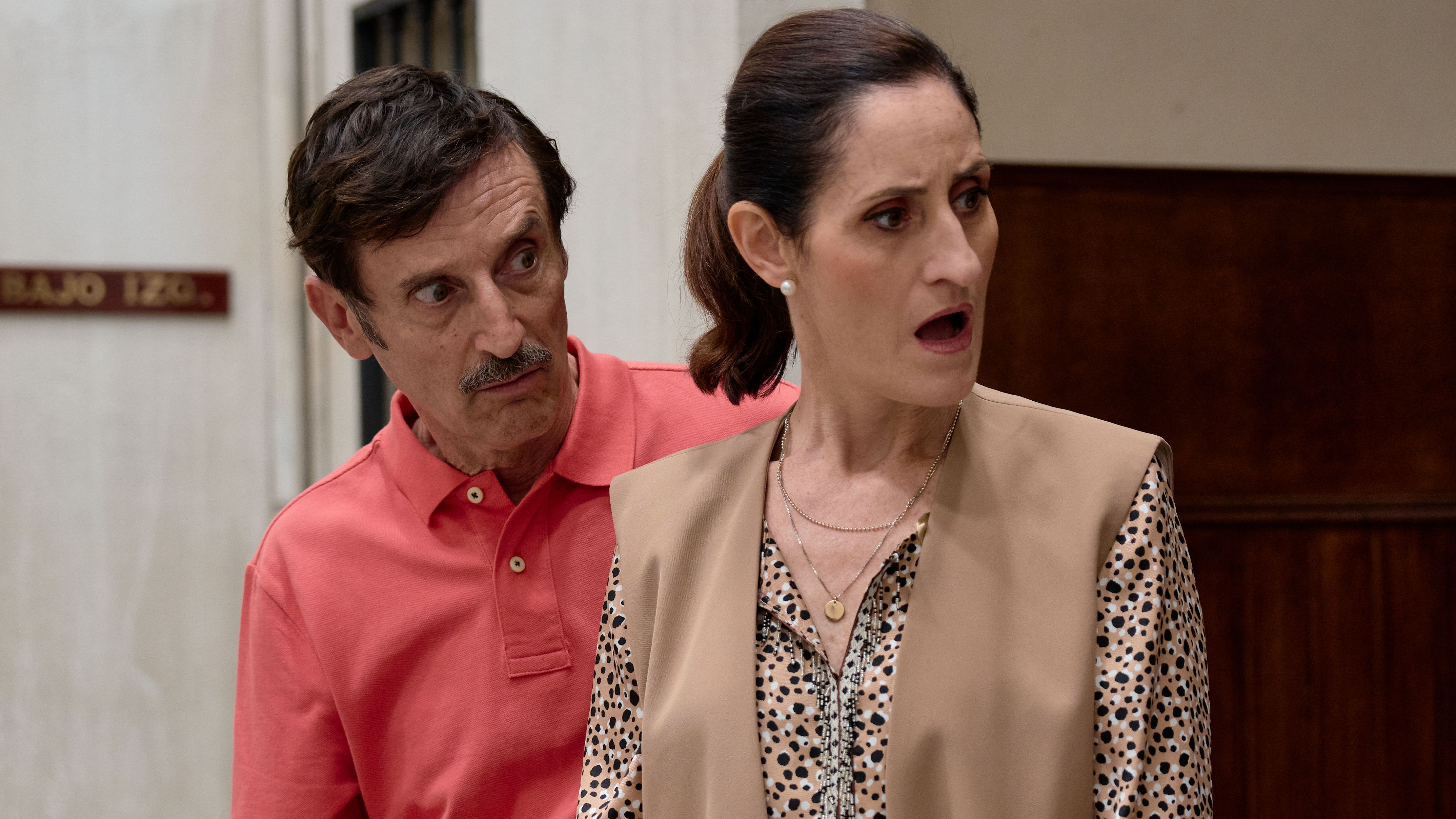 Esteban y Greta durante 'La que se avecina'