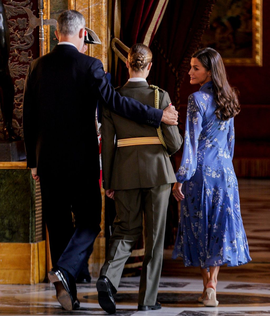 La princesa Leonor está siguiendo el ejemplo de sus padres dentro de la institución