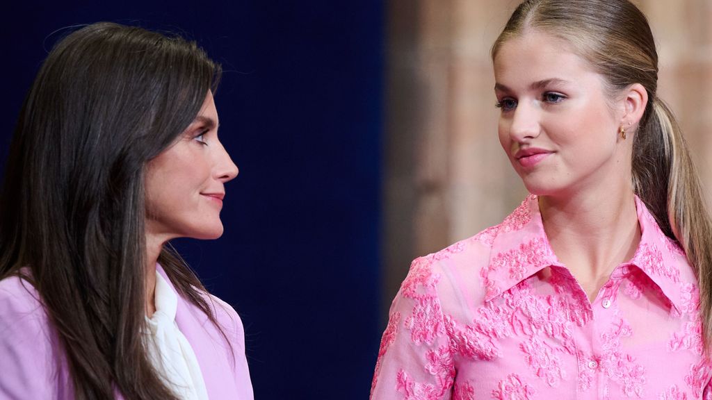 La reina Letizia y la princesa Leonor