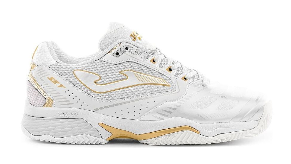 Zapatillas de pádel para mujer en color blanco