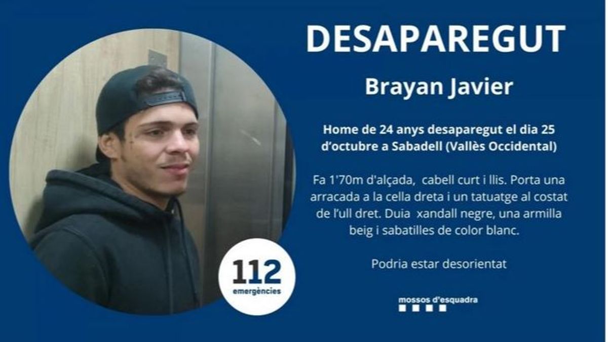 Encuentran con vida en un barranco al joven desaparecido el pasado miércoles en Sabadell