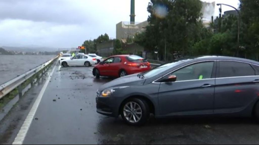 Más de 300 incidencias relacionadas con el viento y la lluvia en Galicia