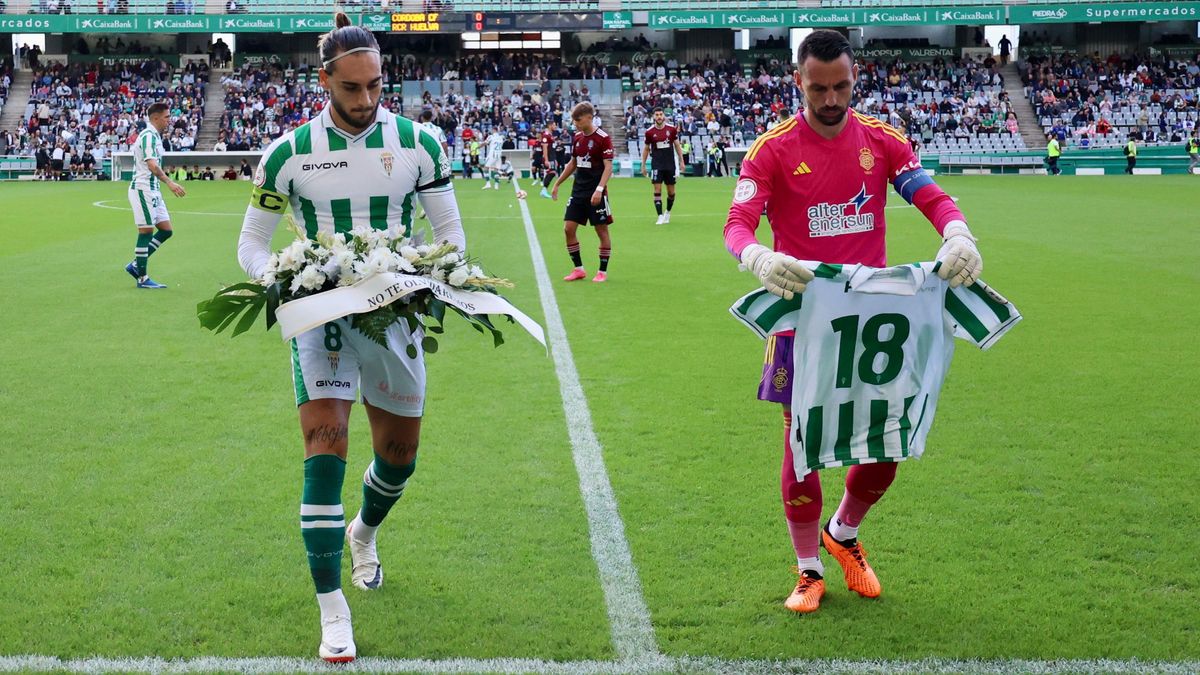 El homenaje del Córdoba CF a Álvaro Prieto