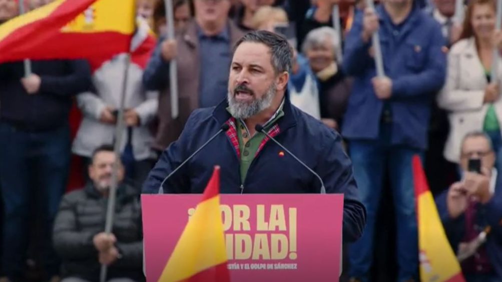 Protesta multitudinaria contra la amnistía en Madrid