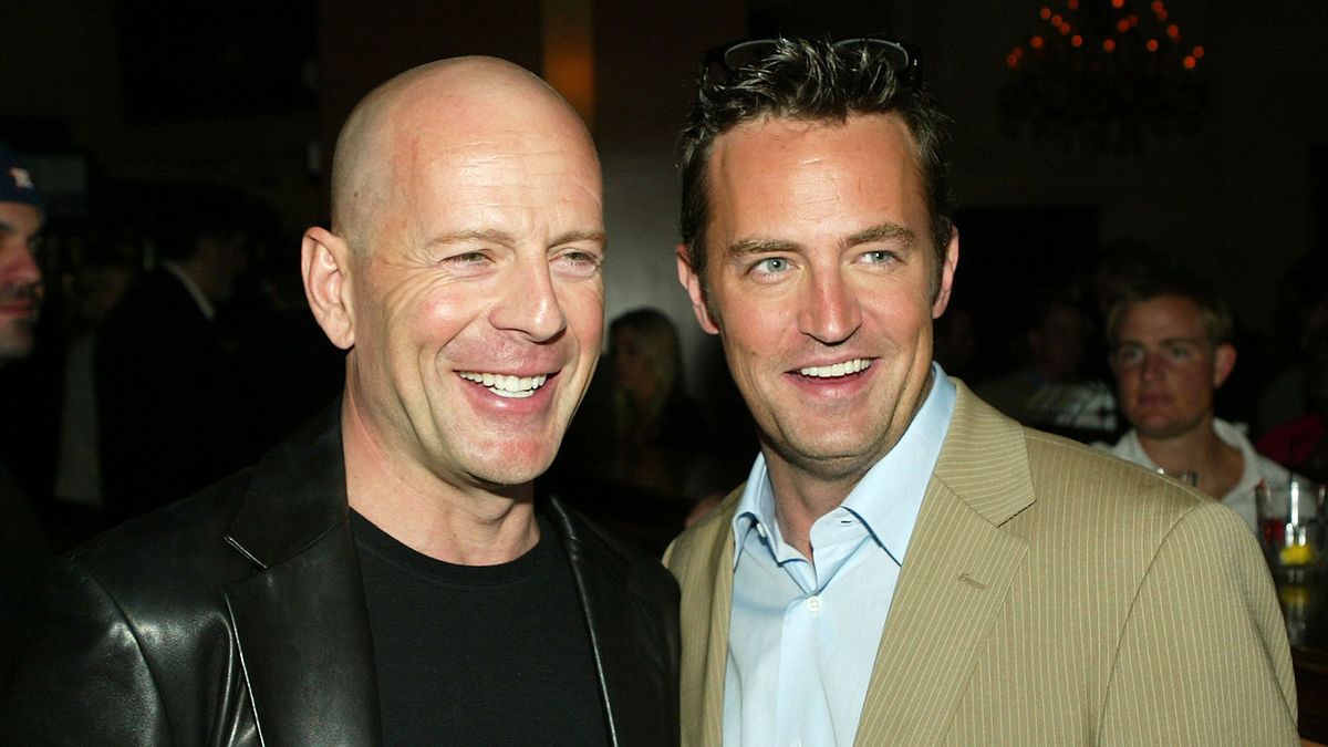 Bruce Willis y Matthew Perry, dos grandes amigos