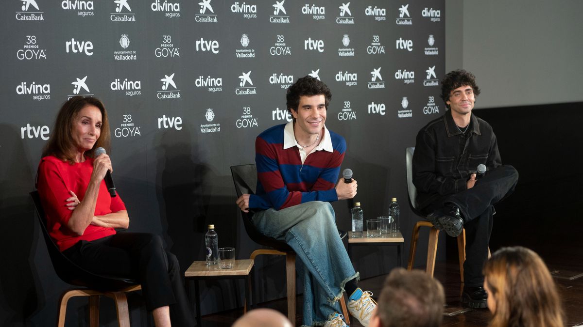 Los presentadores de los Premios Goya 2024: Ana Belén, Javier Calvo y Javier Ambrossi