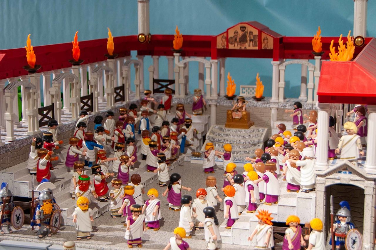 El mundo hecho con Playmobil