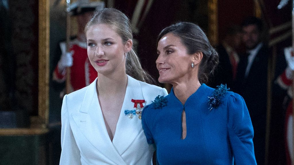 El cariñoso gesto de Leonor con su madre, la reina Letizia