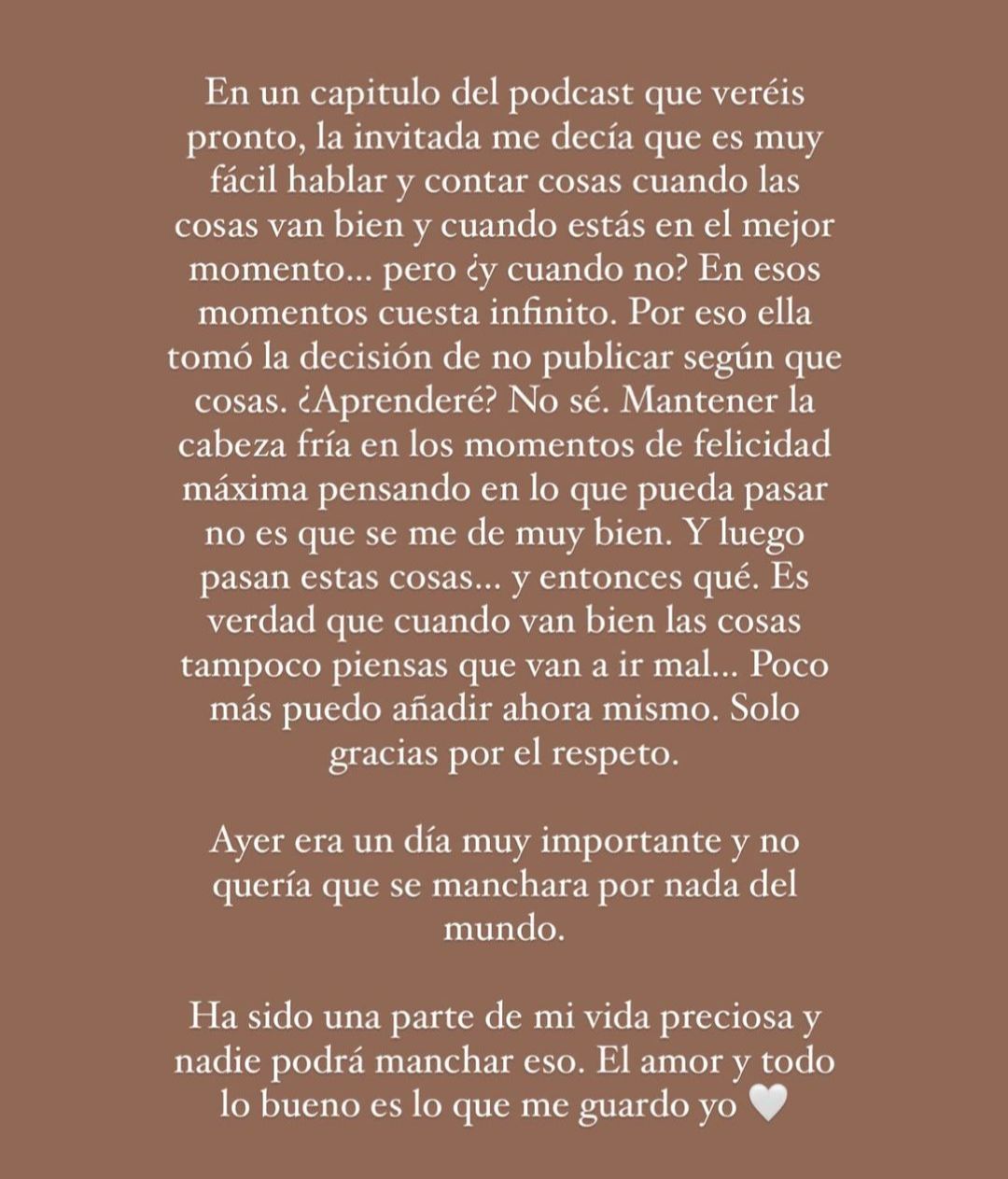 El comunicado de Laura Escanes