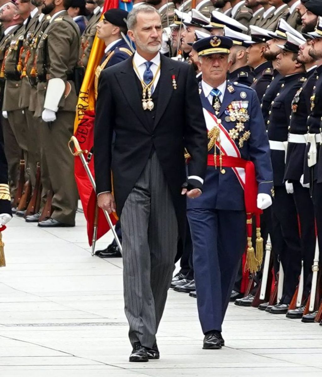 Felipe VI, en la jura de la Constitución de Leonor